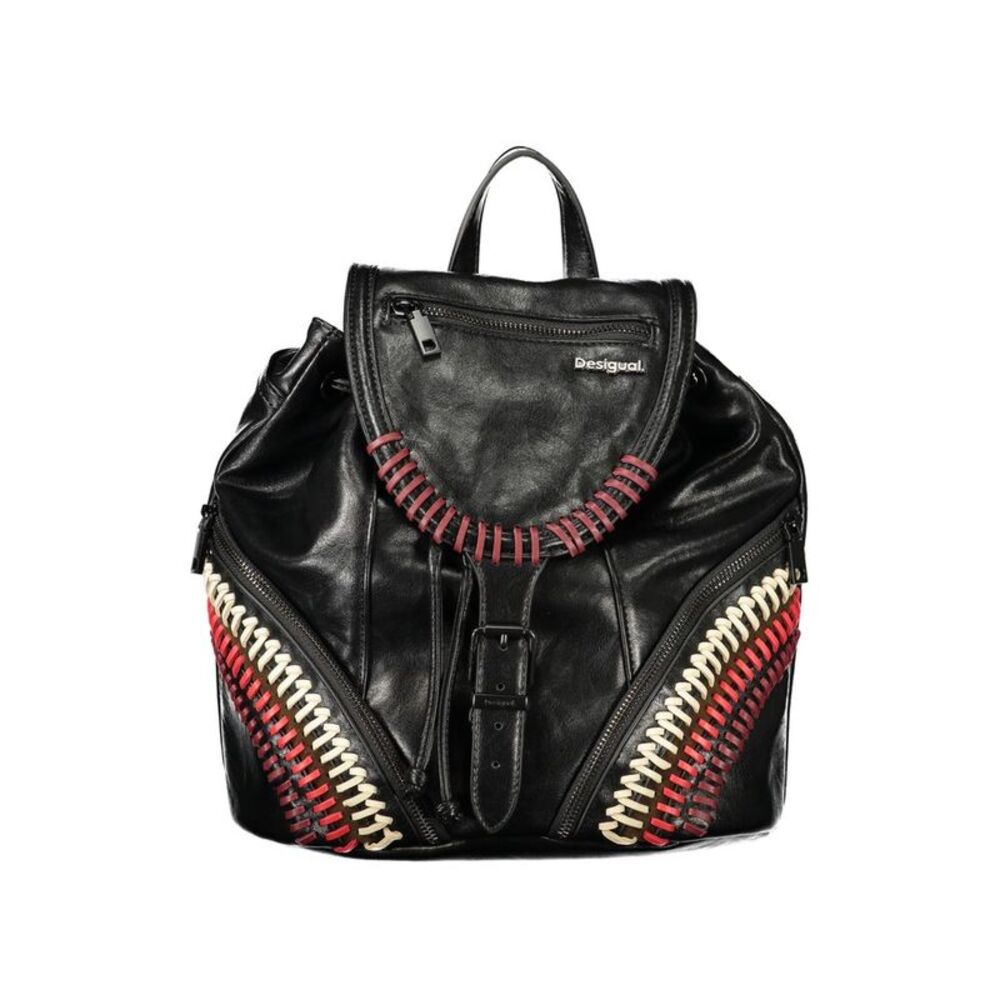 Desigual Black Polyurethane Women's Women's Backpack
